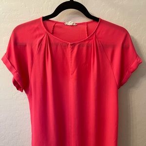 Hot pink blouse